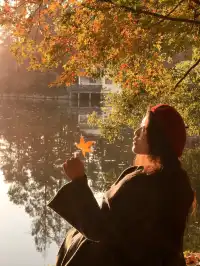 上海秋景封神!共青森林公園拍照真的絕了