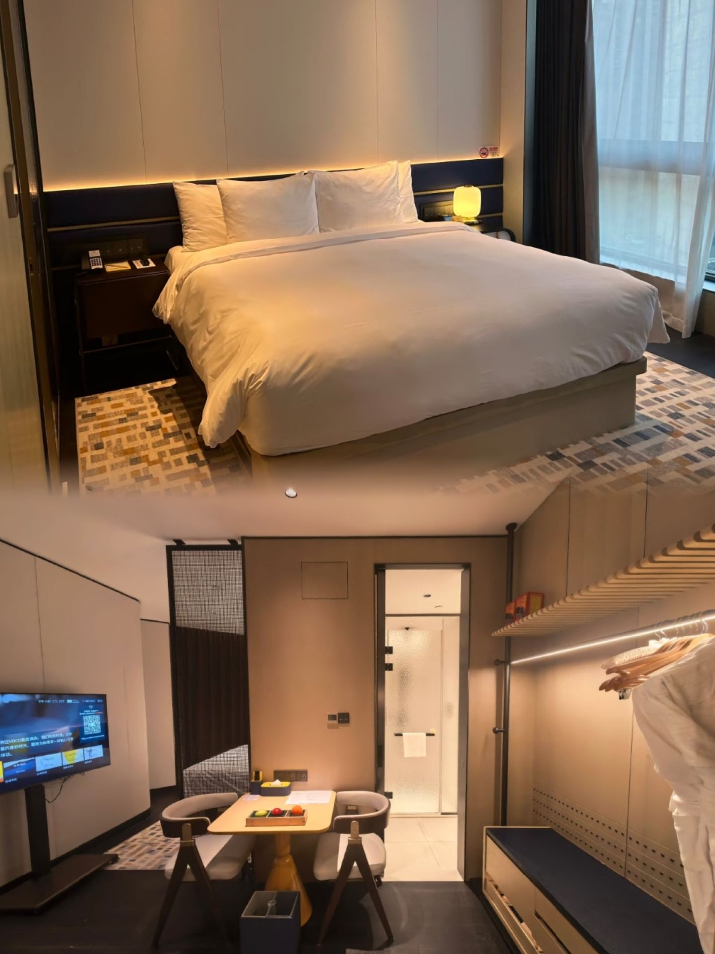 Hotel Suite voco di Kawasan Bisnis Hongqiao Shanghai|Pilihan utama untuk perjalanan bisnis dan tinggal sementara! Suite besar dengan suasana santai seperti di rumah

Teman-teman yang sering bolak-balik ke Shanghai Hongqiao pasti paham😭, mengejar kereta cepat, urusan bisnis, transit singkat, yang paling takut adalah kamar hotel yang sempit, akses transportasi yang merepotkan, dan istirahat yang tidak nyaman serta melelahkan. Kali ini saya menemukan hotel harta karun——Hotel Suite voco di Kawasan Bisnis Hongqiao Shanghai, langsung memberikan kenyamanan dan kepraktisan maksimal! Suite dengan ruang sangat luas, bisa berjalan kaki ke pusat transportasi, layanan ramah dan santai, baik untuk perjalanan bisnis, perjalanan keluarga singkat, maupun menginap transit, bisa benar-benar mengucapkan selamat tinggal pada kelelahan perjalanan, setelah menginap sekali langsung masuk daftar favorit saya.

📍Lokasi|Transportasi serba bisa, perjalanan tanpa repot

Hotel terletak di inti kawasan bisnis Hongqiao🚄, ini benar-benar memenuhi kebutuhan para pelancong. Dekat dengan Stasiun Kereta Hongqiao dan Bandara Hongqiao, hanya beberapa menit naik taksi, membawa koper tidak perlu terburu-buru. Jaringan jalan di sekitar sangat berkembang, sangat mudah menuju gedung perkantoran besar dan pusat pameran, efisiensi kerja bisnis meningkat pesat. Area komersial di bawah hotel sudah matang, ada toko serba ada, restoran lengkap, belanja harian dan makan sederhana tidak perlu jauh-jauh, benar-benar membuat keluar hotel terasa hidup dan perjalanan lancar, sempurna mengatasi masalah perjalanan yang melelahkan di Hongqiao.

🛋️Kamar Suite|Ruang sangat luas, tinggal seperti di rumah sendiri

Seluruh hotel mengusung tipe kamar suite, begitu masuk langsung terpesona oleh ruang yang luas✨. Berbeda dengan hotel bisnis biasa yang kamar standarnya sempit, ruang tamu dan area tidur dipisah dengan jelas, alur gerak masuk akal, tidak terasa sesak. Dekorasi sederhana dan hangat, pencahayaan hangat dipadukan dengan furnitur berkualitas, menghilangkan kesan dingin hotel bisnis.  
Perlengkapan tempat tidur lembut dan nyaman di kulit, bantal dengan ketinggian pas, setelah seharian beraktivitas bisa cepat rileks saat berbaring. Area kamar mandi dengan pemisahan basah dan kering sangat baik, perlengkapan mandi berkualitas, penataan perlengkapan rapi dan bersih. Kamar juga dilengkapi kursi santai dan meja kerja, bisa tenang mengerjakan pekerjaan atau bersantai di sofa menonton drama, baik menginap singkat maupun lama sangat nyaman. Efek peredam suara juga patut dipuji, tutup pintu langsung terisolasi dari suara luar, tidur sangat nyenyak.

🥗Pengalaman Makan|Rasa terjamin, tiga kali makan mudah diatur

Hotel memiliki restoran sendiri, pengalaman makan melebihi ekspektasi🥢. Sarapan prasmanan dengan pilihan beragam, kue tradisional Cina, makanan Barat sederhana, buah dan sayur segar, bubur dan sup hangat lengkap, rasa menyesuaikan selera utara dan selatan, sarapan hangat di pagi hari membuat energi penuh sepanjang hari.  
Selain sarapan, makan siang dan malam juga tersedia berbagai pilihan hidangan, rasa masakan rumahan dan autentik, tidak perlu keluar untuk makan, sangat praktis. Jika tidak ingin turun ke restoran, tersedia layanan antar makanan ke kamar, saat sibuk bisa menikmati makanan tanpa keluar kamar, sangat nyaman bagi pelaku bisnis yang terburu-buru.

💡Fasilitas & Layanan|Detail maksimal, perhatian tanpa berlebihan

Area umum didesain sederhana dan elegan, ruang santai luas dan terang, bisa beristirahat sebentar atau menerima tamu sementara. Fasilitas hotel terawat dengan baik, kebersihan selalu terjaga.  
Staf ramah dan sopan, proses check-in dan check-out cepat dan efisien, tidak membuat tamu menunggu lama. Respon kebutuhan harian juga cepat, layanan sangat tepat, ramah tapi tidak mengganggu. Juga dilengkapi fasilitas laundry dan lain-lain yang memudahkan, sangat meningkatkan kenyamanan bagi yang sering perjalanan bisnis jangka panjang.

✨Kesimpulan Menginap

Dari pengalaman keseluruhan, Hotel Suite voco di Kawasan Bisnis Hongqiao Shanghai jelas pilihan dengan nilai terbaik di area Hongqiao👍. Lokasi transportasi unggul, ruang suite luas dan nyaman, fasilitas makan dan pendukung lengkap, ditambah layanan ramah yang pas, sangat cocok untuk berbagai kebutuhan seperti perjalanan bisnis, transit, dan tinggal keluarga singkat. Jika kamu akan ke area Hongqiao dalam waktu dekat dan ingin menginap dengan ruang lega, tanpa repot dan nyaman, sangat saya rekomendasikan untuk memilih tempat ini terlebih dahulu, pengalaman menginapnya pasti memuaskan.