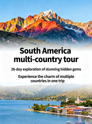 Save this 26-day South America multi-country guide