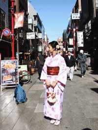 experience using kimono at Asakusa 