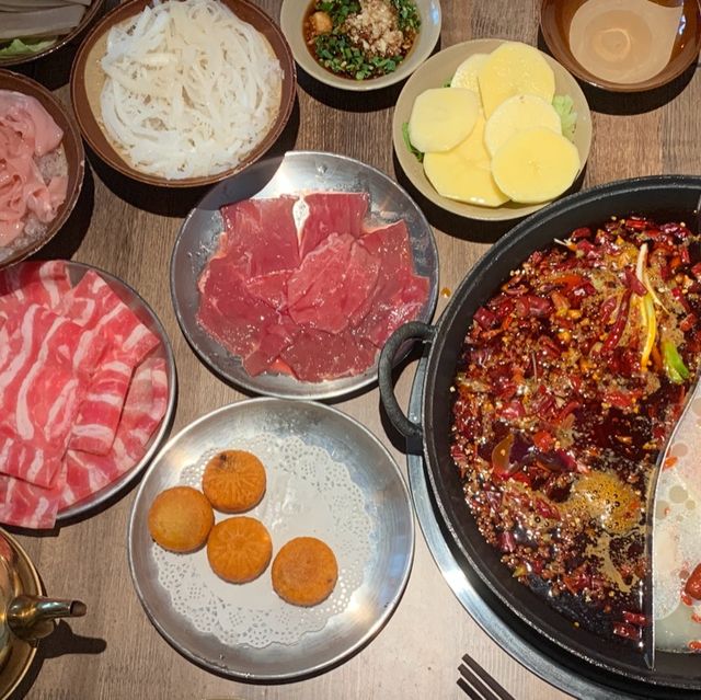 🌶️必試古法炒料麻辣牛油湯底，香辣不上火！