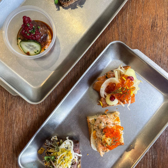 Danish-Swedish Smørrebrød at Overbrod SG