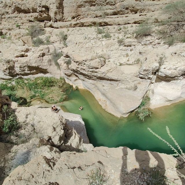 Wadi Shab in Oman. A great hike with nice swim 