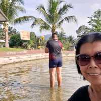Game on a dip at Sg. Lalang Hotspring, Semenyih