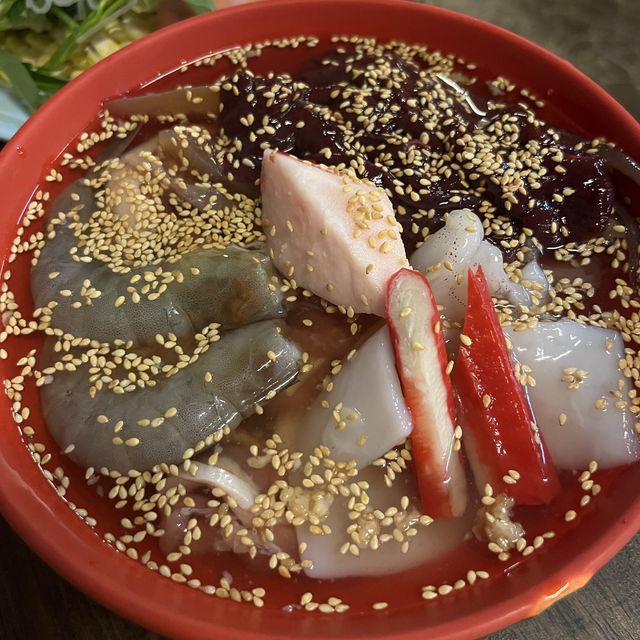 อัญชันหมูกระทะ น้ำจิ้มสูตรโคราช @ลาดกระบัง 🥘🐷