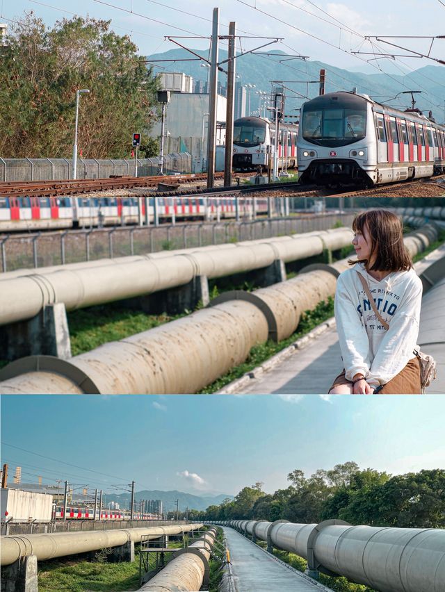 香港 | 位於上水的 日系鐵路火車 大水管🚞