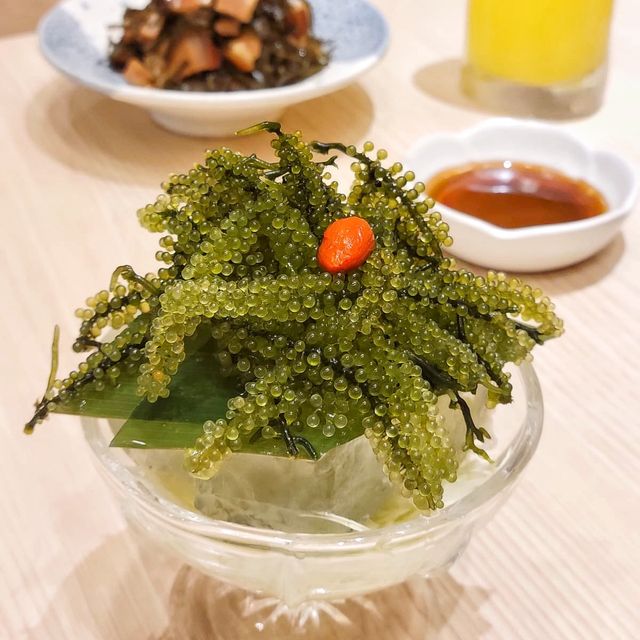 沖繩名產之一海葡萄🍇