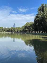 深圳休閑後花園😜前海公園❤️感受天晴好天氣‼️