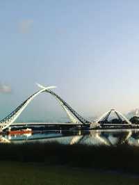 澳洲珀斯標誌景點 Matagarup Bridge 👣👣 馬塔加魯普橋
