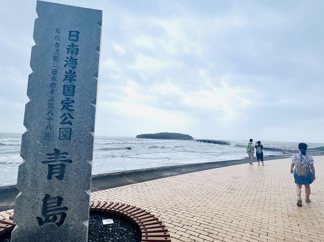 颱風下勇闖青島神社⛩️