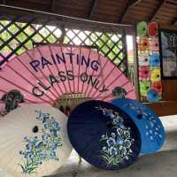 Visit the beautiful Umbrella Making Center - Chiang Mai