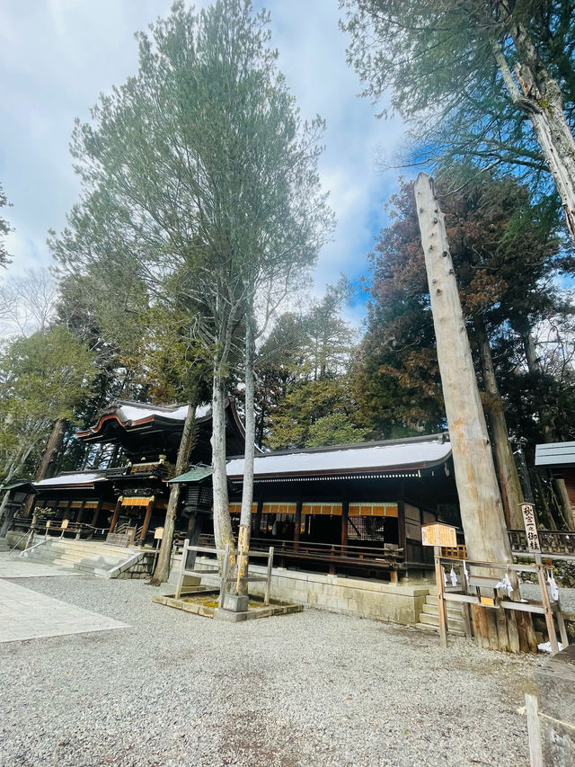 【長野県/下諏訪　全国にある諏訪神社の総本社『諏訪大社』の2つ目⛩️秋宮】