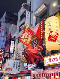 【大阪観光】見るだけで楽しい道頓堀の巨大看板✨
