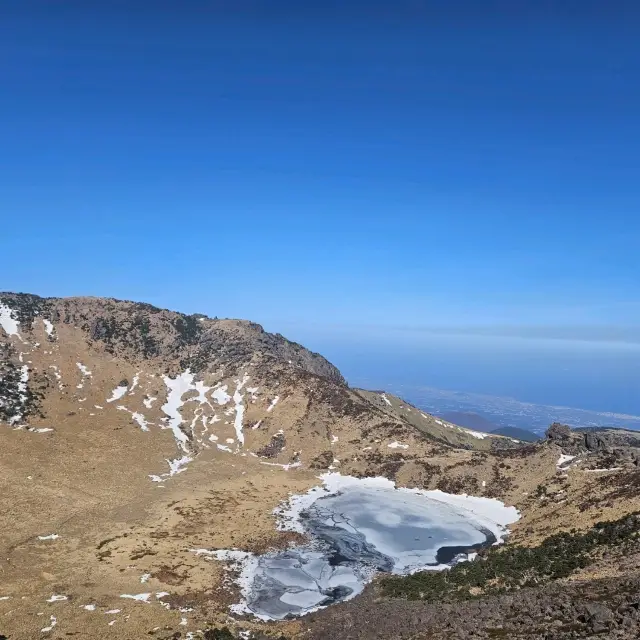 한발한발 올라 한라산 정상에 도착!! 