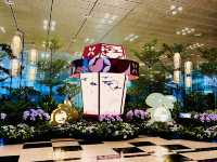【シンガポール】屋内の滝💎美しい空港✨