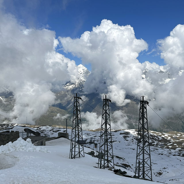 Cloudy day in Gornergrat