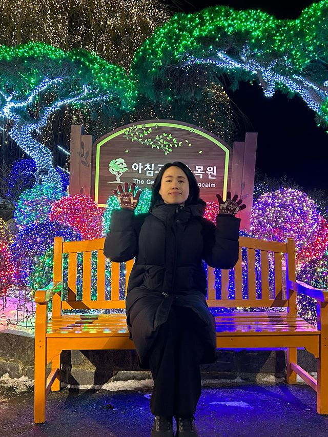 아름다운 빛의 향연 ‘아침고요수목원’