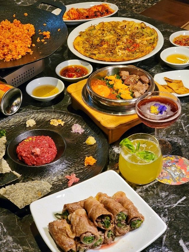 高質韓國餐廳食邪惡即煎韓牛卷