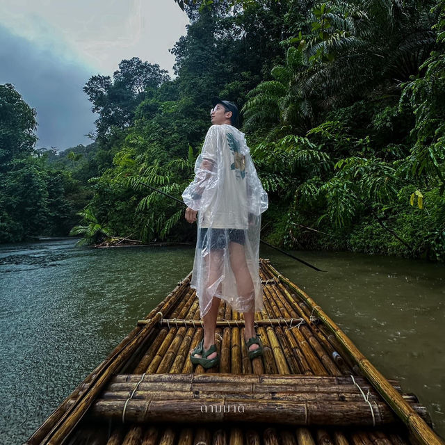 เที่ยวหน้าฝน ที่พังงา 🌧️ ล่องแพไม้ไผ่วังเคียงคู่ 