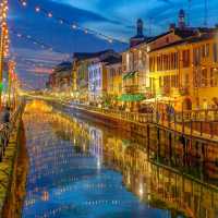 Naviglio Grande is one of Milan's most famous and historic canals