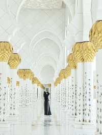 【UAE】白亜の巨大モスク🕌