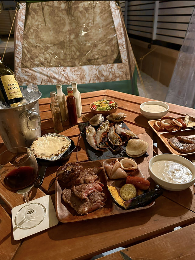 〜千葉県〜贅沢すぎる海の幸！グランピングBBQ