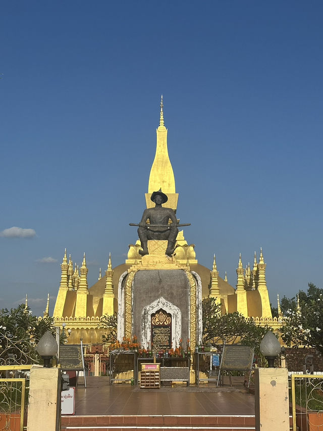 Shimmering Gold Temple of Vientiane, Laos