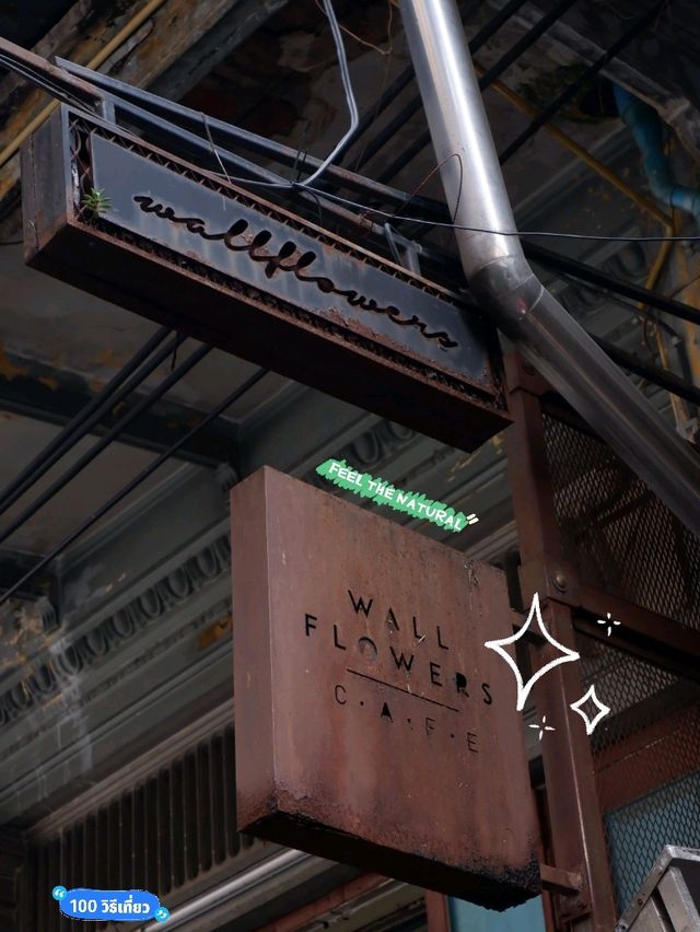 Wall flowers คาเฟ่ฟิลกู้ดดในย่านเก่าา
