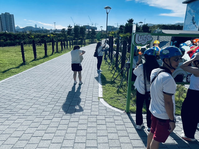 韓國釜山 好玩的跑跑卡丁車 Skyline Luge 釜山 스카이라인 루지 부산