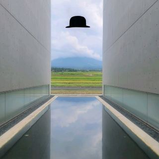 鳥取大山腳下的植田正治寫真美術館