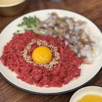광장시장 맛집 미옥육회