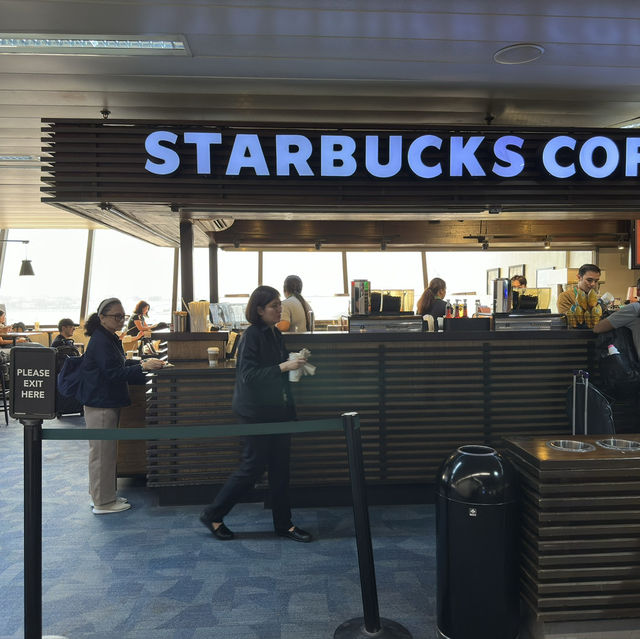 Sipping Aromatic Coffee with a View at Manila Airport
