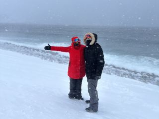 Braving the sub-zero snow to visit Teriberka at the edge of Russia.