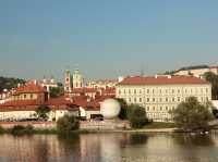 Riverside Serenity: Capturing the Beauty of Prague's Historic Skyline