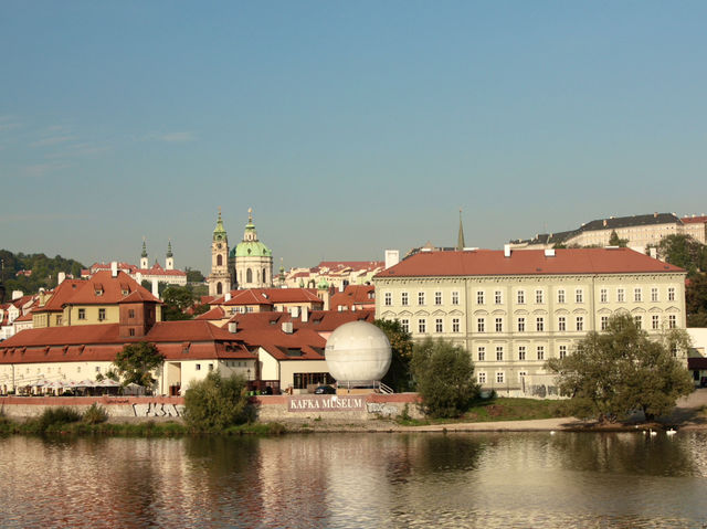 Riverside Serenity: Capturing the Beauty of Prague's Historic Skyline