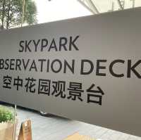 SkyPark Observation Deck 彷彿伸手就能觸摸天邊的雲朵