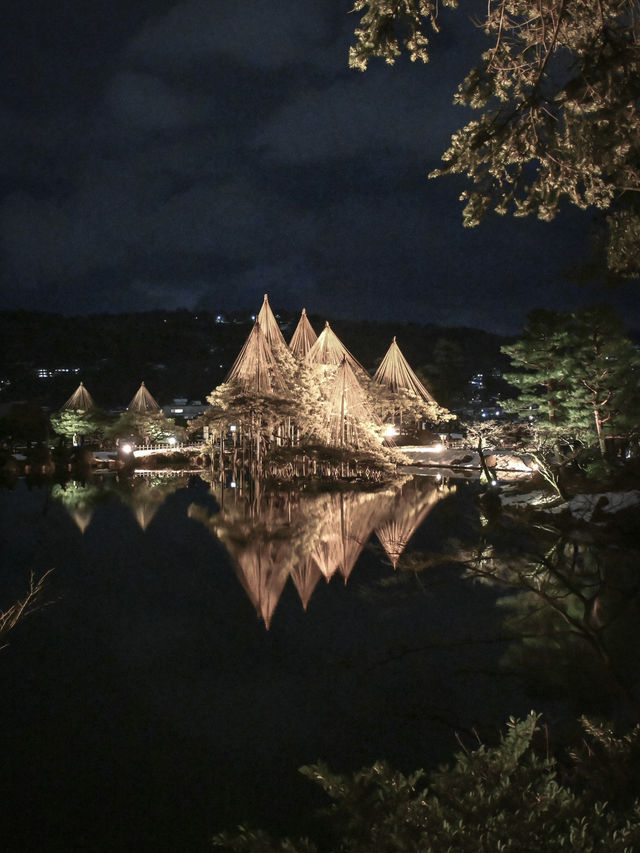【石川】兼六園の夜間ライトアップ✨美しい雪吊り