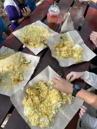 Traditional breakfast in Gunung Reng 