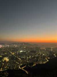 震撼的獅子山之日落🌅，讓人流連忘返的夜景🌃