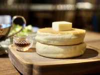Fluffy Hokkaido Pancakes at Tsubaki Salon Ginza