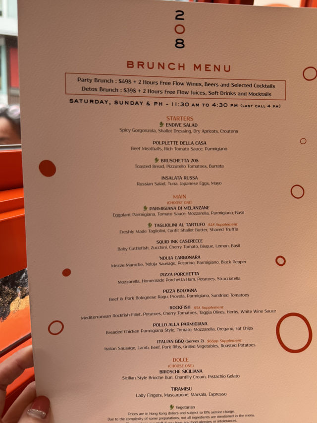 上環$498 weekend brunch with free flow 🥂🍷