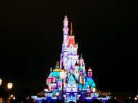 🌙✨ Hong Kong Disneyland at Night