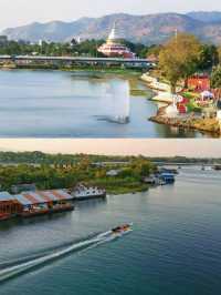 Skywalk Kanchanaburi, literally a breathtaking view point in town! 