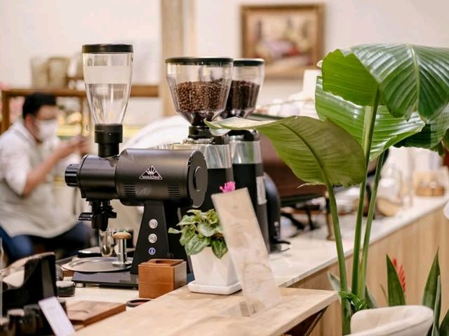 คาเฟ่สวย บรรยากาศดี Basket - coffee and croissant 