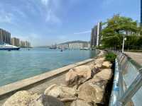 享受陽光溫暖與自然之美☀️🌱荃灣海濱公園✨🌊