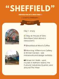 Sheffield for Art & Indie Vibes 🎨☕