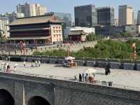 จุดชมวิวกำแพงเมืองซีอาน จีนดีออก🇨🇳