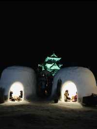 🎯【秋田・横手のかまくら】幻想的な雪の灯りに包まれる、450年の伝統行事