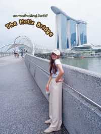 The Helix Bridge สะพานเหล็ก DNA สิงคโปร์