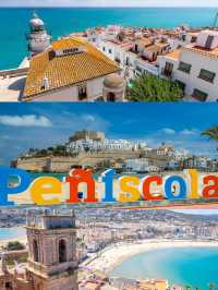 🇪🇸 Peñíscola — Spain’s Secret White Cliffside Town You’ll Instantly Fall in Love With 💙